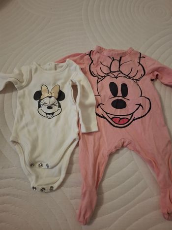 Body + grenouillères minnie 