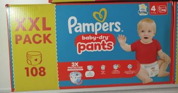 Pampers Pants T4 x108 9-15kgs
