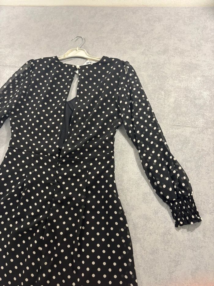 Robe courte à pois blanche et noir Taille 38 Catraza - photo numéro 9