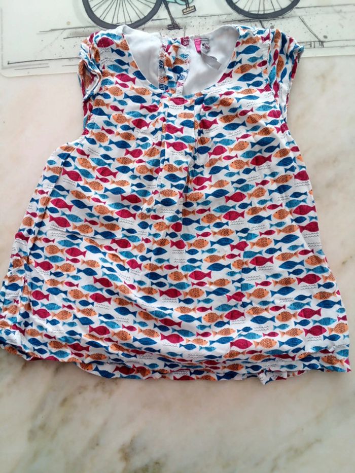 Robe motif petit poisson orchestra