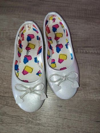 Ballerines grises brillantes, argentées Lovely skull pointure 31