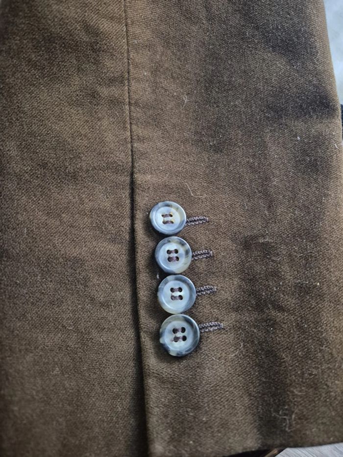 Blazer marron fonce vintage - photo numéro 5