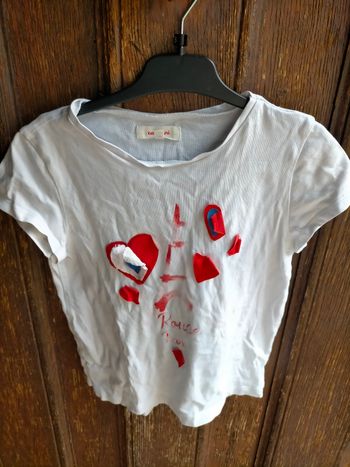 Ravissant tee shirt Catimini 6 ans 
