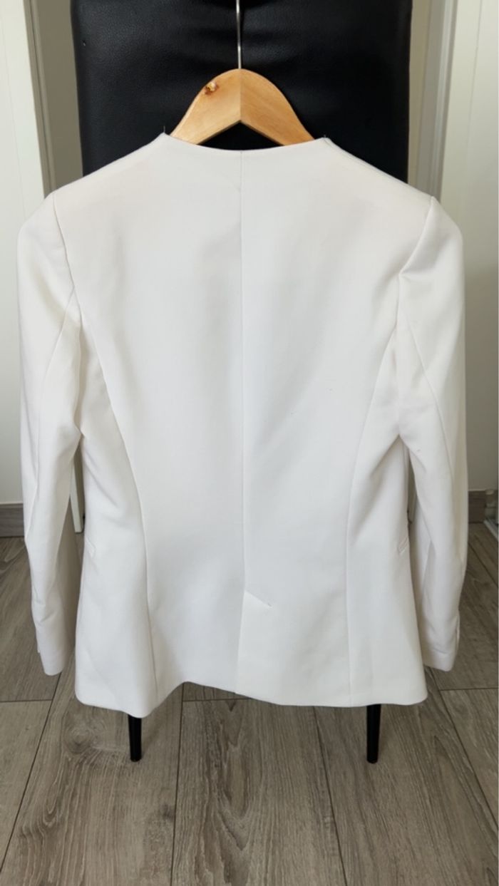 Blazer Zara blanc - photo numéro 2