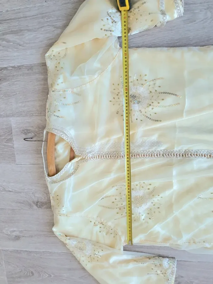 Caftan 2 pièces jaune - photo numéro 6