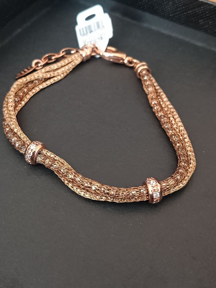 Bracelet Femme, 4 tours. Argent 925 et oxyde de zirconium. Neuf. - photo numéro 3