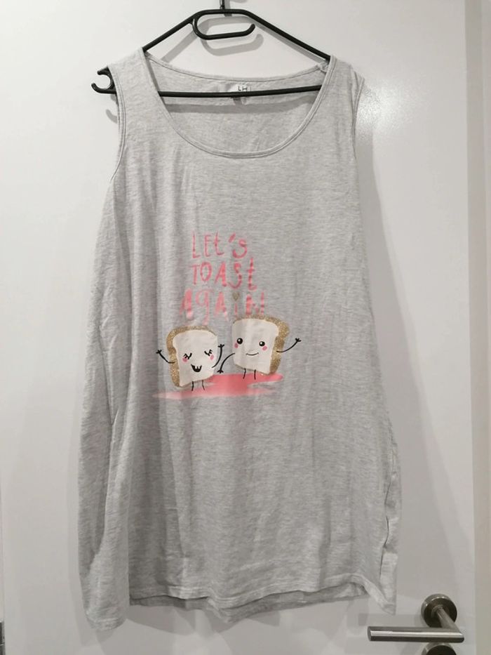 Chemise de nuit sans manche