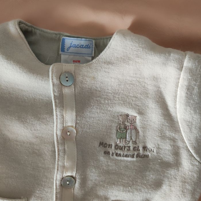 Veste Jacadi + pantalon 6 mois - photo numéro 2