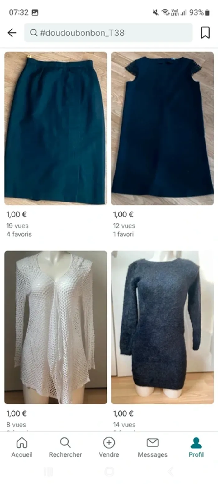 Tout vêtements 1€ passe à 0,50cts dès 2 articles - photo numéro 8