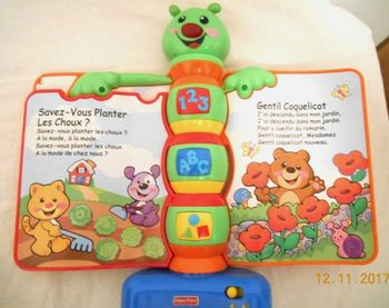 Livre d'éveil interactif Fisher Price Rigolotronique