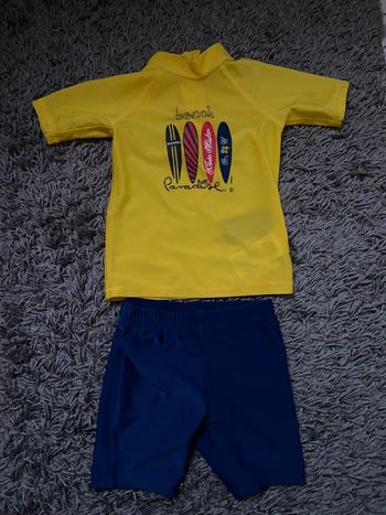 Maillot + Short bain Anti-UV 12-24m Lupilu