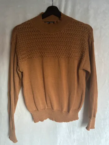pull marron taille S - shein