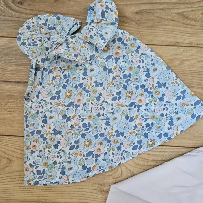 Blouse liberty + legging petit bateau - photo numéro 2