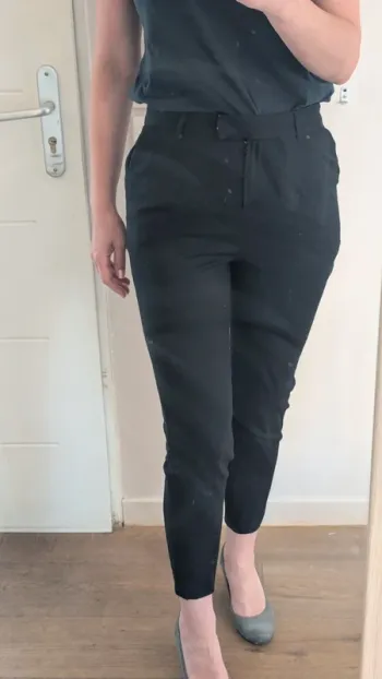 Pantalon laine ekyog coupe carotte / slim 40