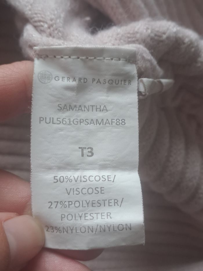 Pull rose pâle Gérard Pasquier Taille 3 - photo numéro 9