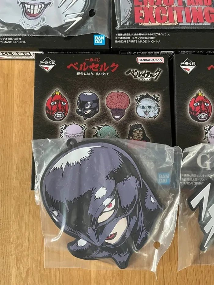 Berserk – Lot de 7 Sous-verres Ichiban Kuji avec boite (G Prize) - photo numéro 2