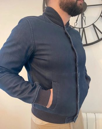 Blouson léger style Baseball Gstar taille M bleu foncé