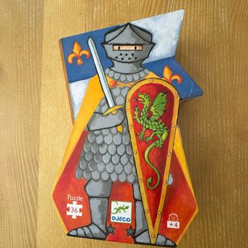Puzzle djeco chevalier 36 pièces