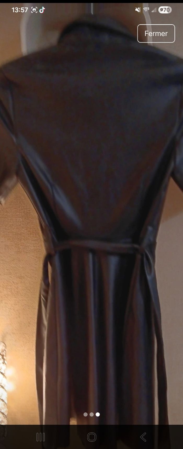 Robe en cuir s - photo numéro 3