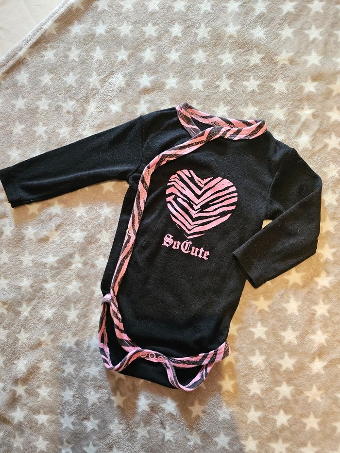 Lot de 2 bodies fille ML 6 mois - photo numéro 5