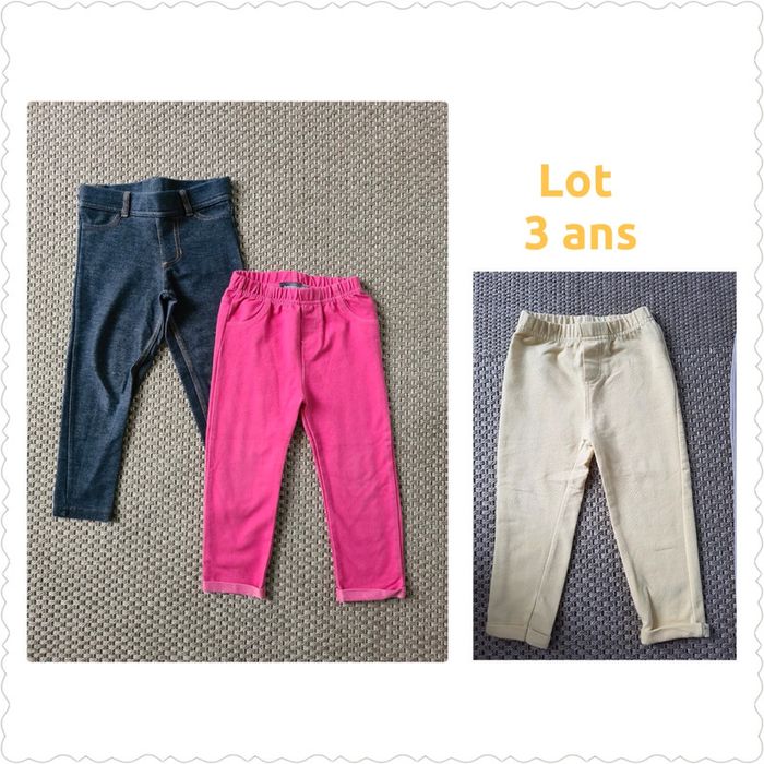 Lot de 3 treggins - 3 ans