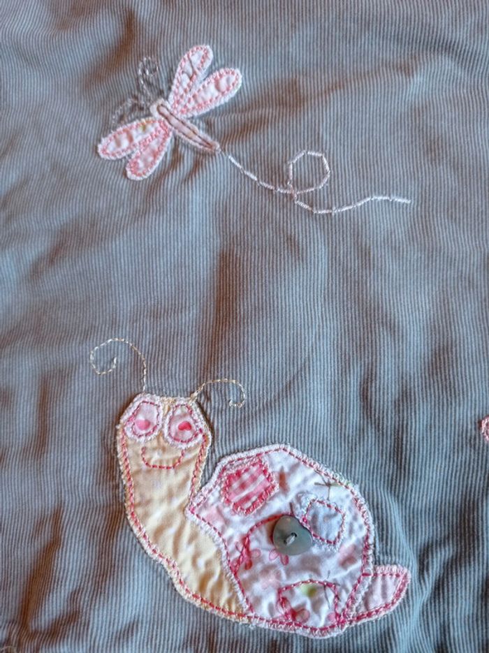 Robe velours kaki 9 mois - photo numéro 3