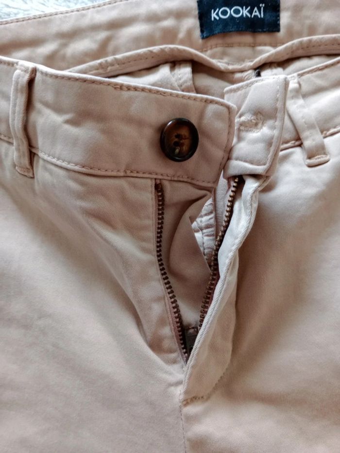 Pantalon femme 34 beige c78 - photo numéro 14