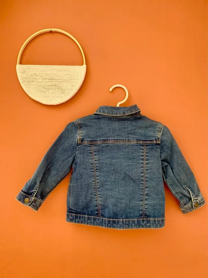 🧥 Veste en jean fille – Tape à l’œil – 18M / 80cm - photo numéro 2