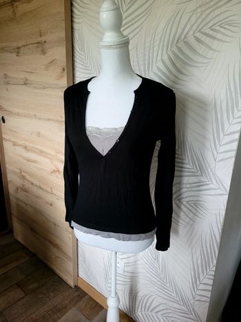 Haut femme avec debardeur intégré taille 42-44