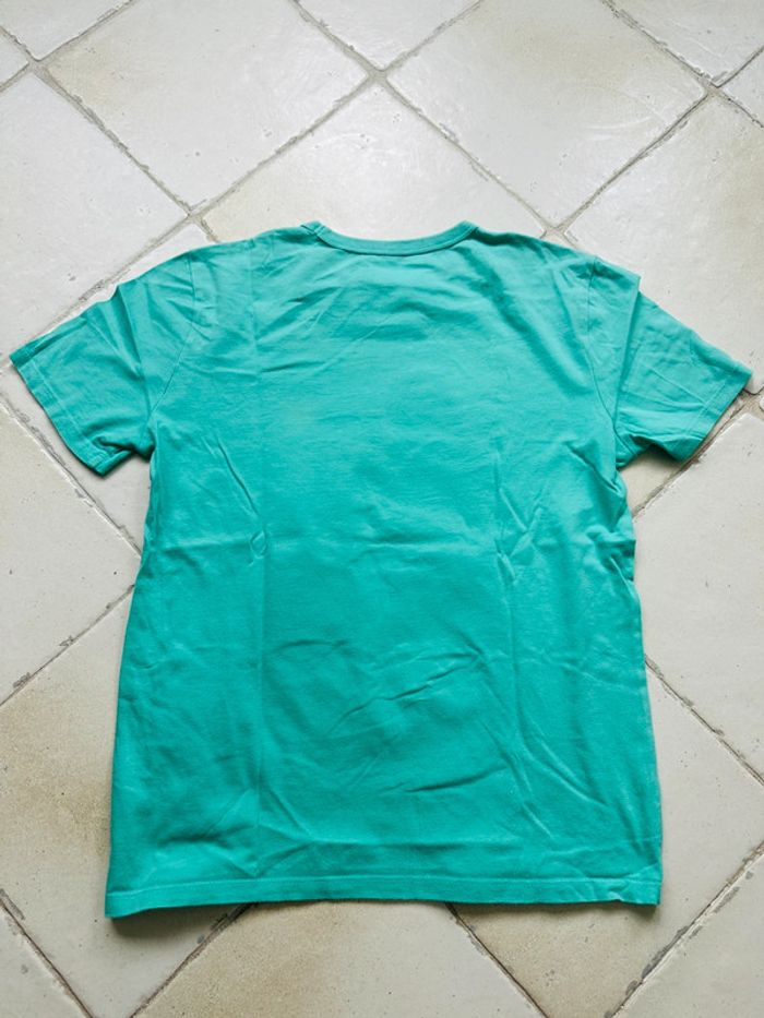 T-shirt manches courtes vert avec motif imprimé - photo numéro 5