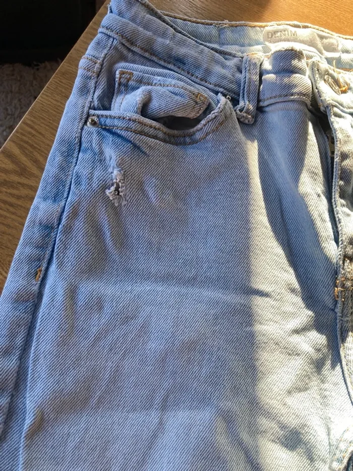 Pantalon trouée taille haute - photo numéro 2