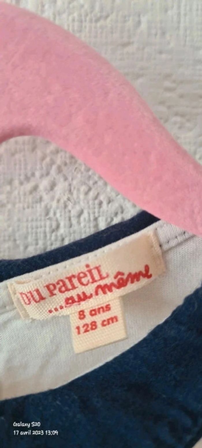 Short en jeans et T.shirt col claudine 8/9A - photo numéro 11