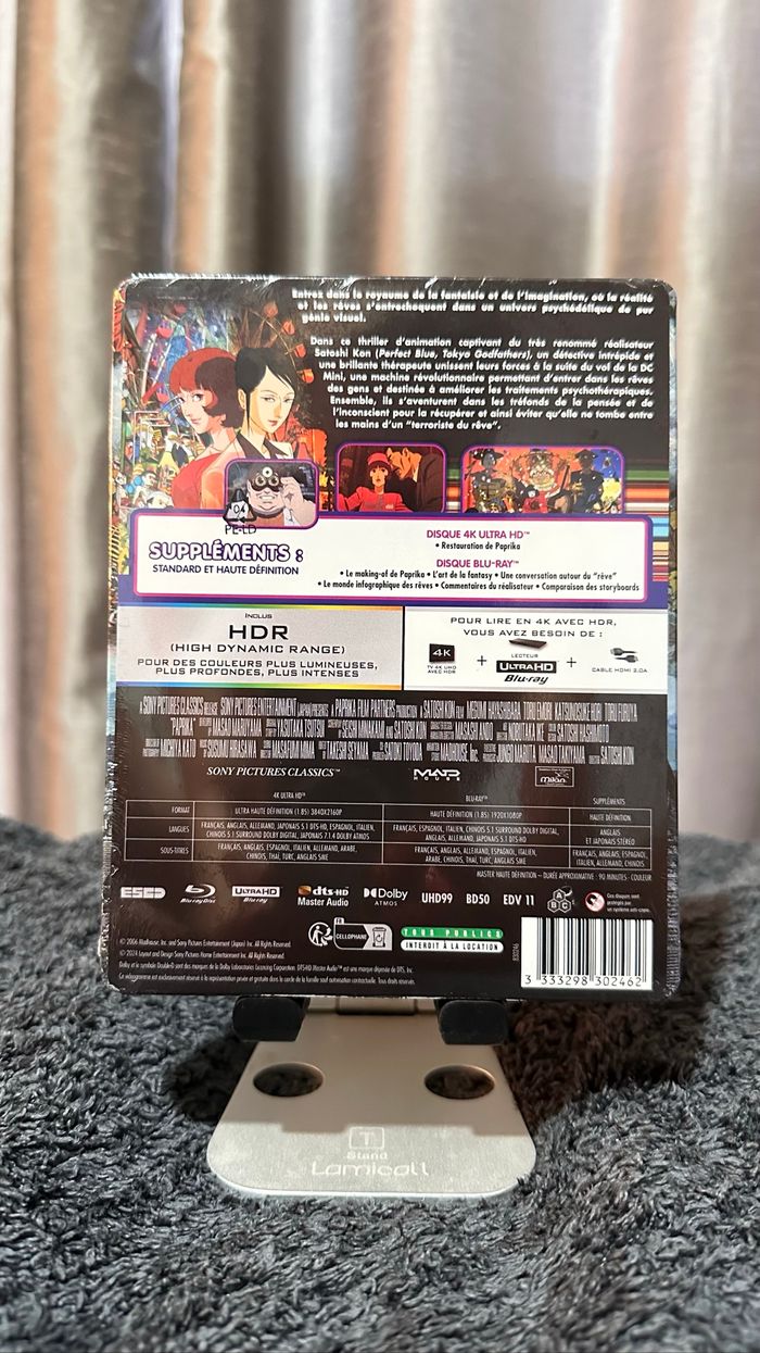 Paprika SteelBook 4K UHD + Blu-ray – Neuf sous blister - photo numéro 2