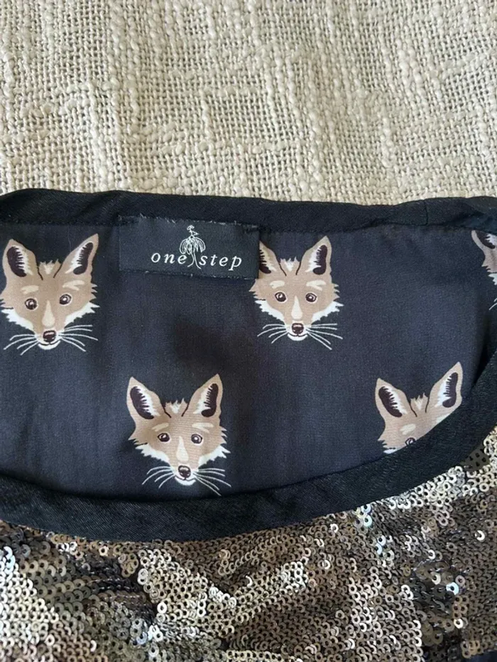 Blouse motif renard One Step – Taille 40 - photo numéro 3