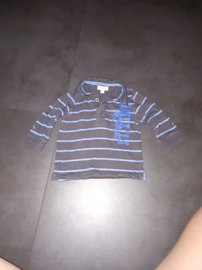 Polo manches longues Kimbaloo 12 mois