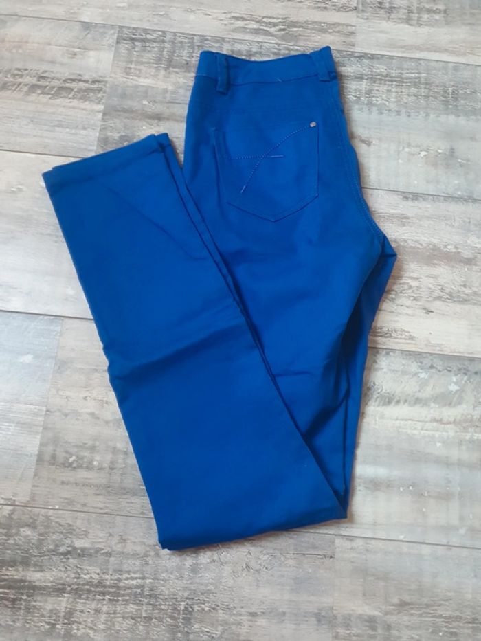 Pantalon bleu electrique - photo numéro 2