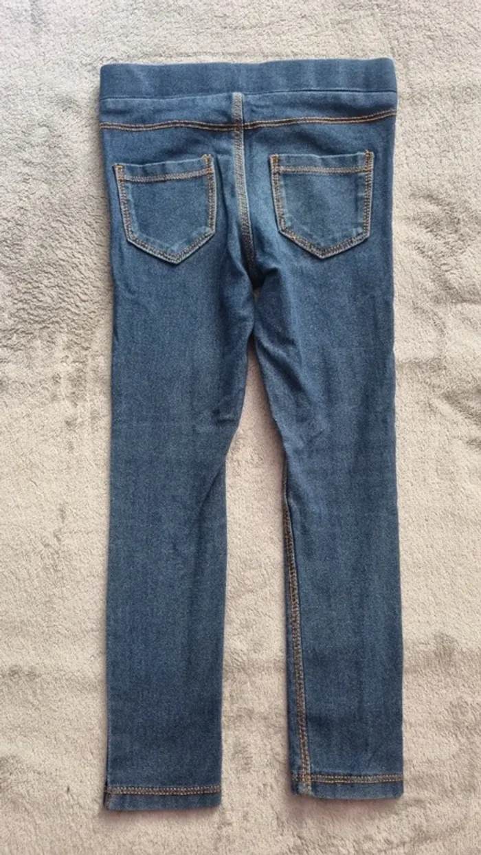 Jeggings bleu taille 5 ans kiabi - photo numéro 6