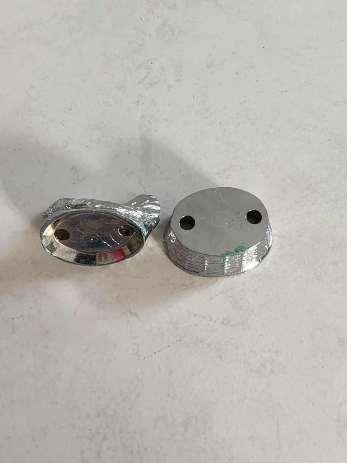 Boite en forme de poule Argentée - photo numéro 3