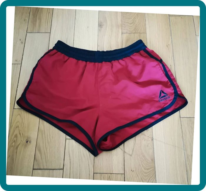 Short de bain rouge Reebok Taille S