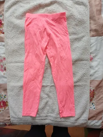 Leggings rose fluo 5/6 an