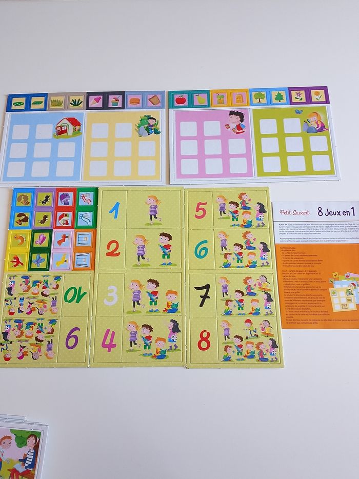 8 jeux en 1 petit savant clementoni complet - photo numéro 3