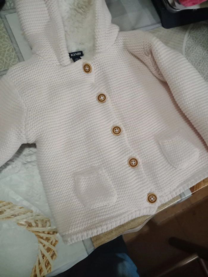 Veste en laine doublé polaire Kiabi - photo numéro 3