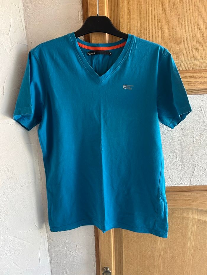 T-shirt bleu turquoise Jules - taille M - photo numéro 1