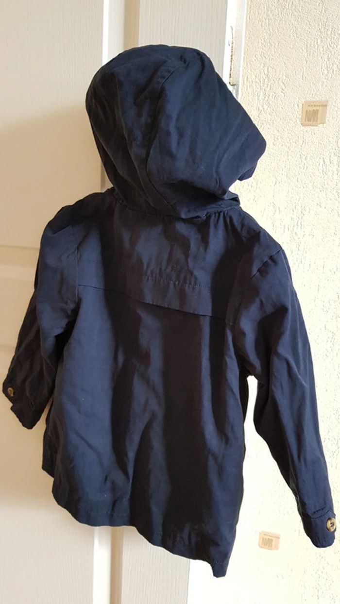 Veste légère bleu marine, Kiabi 24 mois - photo numéro 2
