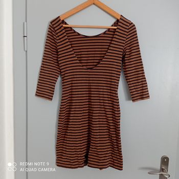 Robe à rayures t40