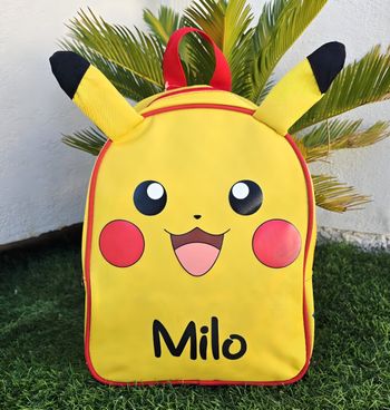 Sac pokemon maternelle personnalisé