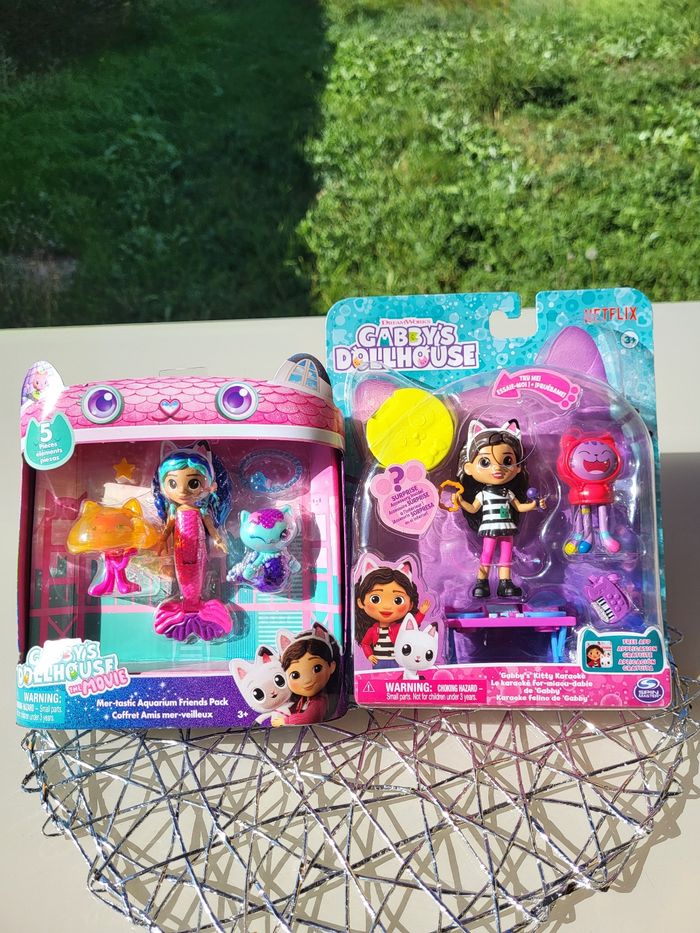 Lot de 2 sets de figurines Gabby's Dollhouse