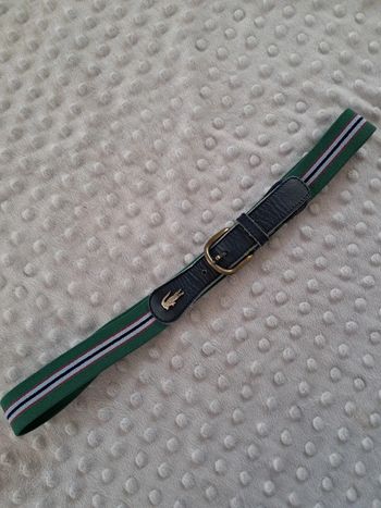 Ceinture Lacoste vintage stretch