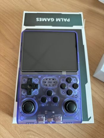 🎮 Console rétro R40S PRO - Violet transparent 💜