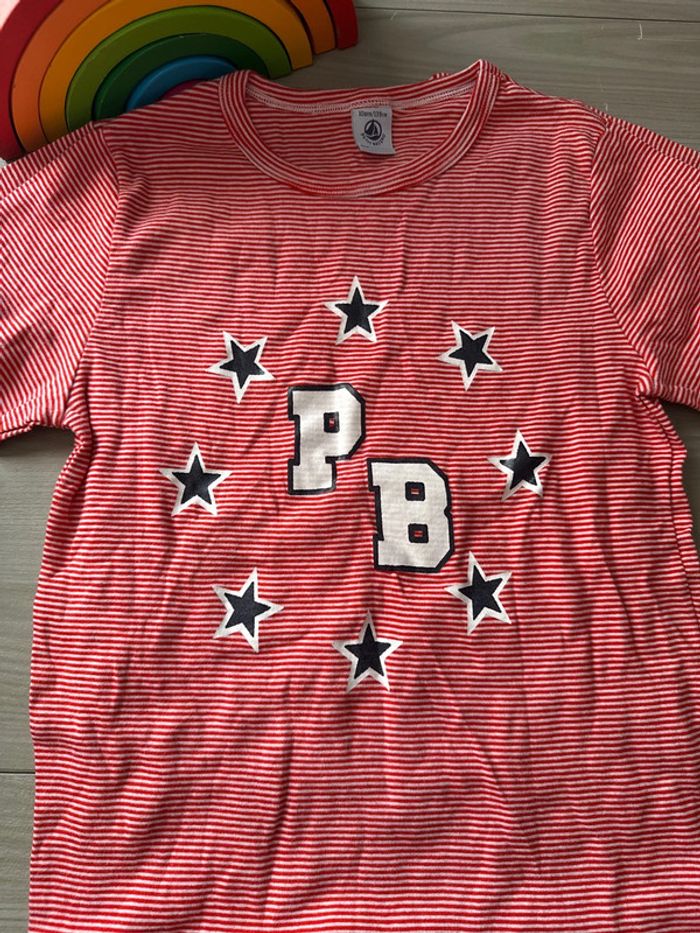Lot 2 tshirt petit bateau 10 ans - photo numéro 4